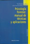 psicologia forense: manual de tecnicas-9788497424318 psicologia forense: manual de tecnicas-9788497424318