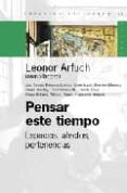 pensar este tiempo: espacios, afectos, pertenencias-9789501265521 pensar este tiempo: espacios, afectos, pertenencias-9789501265521