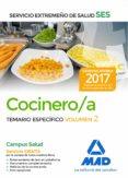 cocinero/a del servicio extremeño de salud (ses): temario especifico (vol. 2)-9788414211328 cocinero/a del servicio extremeño de salud (ses): temario especifico (vol. 2)-9788414211328