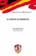 el error de derecho-salvador carrion olmos-9788429017038 el error de derecho-salvador carrion olmos-9788429017038