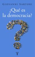 ¿que es la democracia? (2ª edicion)-giovanni sartori-9788430606238 ¿que es la democracia? (2ª edicion)-giovanni sartori-9788430606238