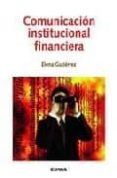 comunicacion institucional financiera-elena gutierrez-9788431323738 comunicacion institucional financiera-elena gutierrez-9788431323738
