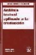 analisis textual aplicado a la traduccion-isabel garcia izquierdo-9788484420538 analisis textual aplicado a la traduccion-isabel garcia izquierdo-9788484420538