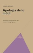 apologia de lo inutil-9788493913038 apologia de lo inutil-9788493913038