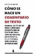 como se hace un comentario de texto-jose carlos aranda-9788496756038 como se hace un comentario de texto-jose carlos aranda-9788496756038