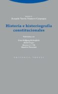 historia e historiografía constitucionales-joaquin varela suanzes-carpegna-9788498795738 historia e historiografía constitucionales-joaquin varela suanzes-carpegna-9788498795738