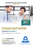 cuerpo de gestion de la administracion civil del estado (turno libre): temario (vol. 5)-9788414214848 cuerpo de gestion de la administracion civil del estado (turno libre): temario (vol. 5)-9788414214848