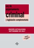 ley de enjuiciamiento criminal y legislacion complementaria (34ª ed.)-victor moreno catena-9788430971848 ley de enjuiciamiento criminal y legislacion complementaria (34ª ed.)-victor moreno catena-9788430971848