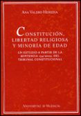 constitucion, libertad religiosa y minoria de edad-9788437060248 constitucion, libertad religiosa y minoria de edad-9788437060248
