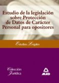 estudio de la legislacion sobre proteccion de datos de caracter p ersonal para opositores-9788467670448 estudio de la legislacion sobre proteccion de datos de caracter p ersonal para opositores-9788467670448