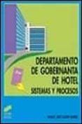 departamento de gobernanta de hotel, sistemas y procesos-maria jose olmo-9788477388548 departamento de gobernanta de hotel, sistemas y procesos-maria jose olmo-9788477388548