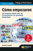 como empezaron: 18 buenas ideas que se convirtieron en grandes em presas-david lester-9788492956548 como empezaron: 18 buenas ideas que se convirtieron en grandes em presas-david lester-9788492956548