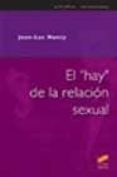 el hay de la relacion sexual-jean-luc nancy-9788497560948 el hay de la relacion sexual-jean-luc nancy-9788497560948