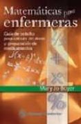 matematicas para enfermeras-m. j. boyer-9789707292048 matematicas para enfermeras-m. j. boyer-9789707292048