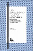 memorias. infancia/adolescencia/juventud-lev nicolaievich tolstoi-9788408151258 memorias. infancia/adolescencia/juventud-lev nicolaievich tolstoi-9788408151258