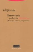 democracia y pobreza: memorias sobre le apuperismo-alexis de tocqueville-9788481645958 democracia y pobreza: memorias sobre le apuperismo-alexis de tocqueville-9788481645958
