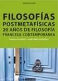 filosofias posmetafisicas-laura llevadot-jordi riba-9788490291658 filosofias posmetafisicas-laura llevadot-jordi riba-9788490291658