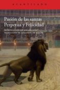 pasion de las santas perpetua y felicidad-santa perpetua-9788416011568 pasion de las santas perpetua y felicidad-santa perpetua-9788416011568