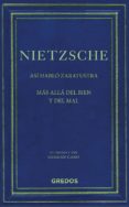 asi hablo zaratustra /mas alla del bien y del mal-friedrich nietzsche-9788424937768 asi hablo zaratustra /mas alla del bien y del mal-friedrich nietzsche-9788424937768
