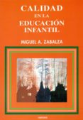 calidad en la educación infantil (ebook)-miguel angel zabalza-miguel angel zabalza beraza-9788427716568 calidad en la educación infantil (ebook)-miguel angel zabalza-miguel angel zabalza beraza-9788427716568