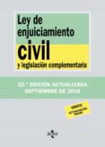 ley de enjuiciamiento civil y legislacion complementaria (22ª ed. )-victor moreno catena-9788430975068 ley de enjuiciamiento civil y legislacion complementaria (22ª ed. )-victor moreno catena-9788430975068