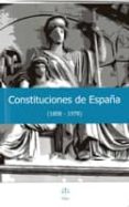constituciones de españa (1808-1978)-9788492754168 constituciones de españa (1808-1978)-9788492754168