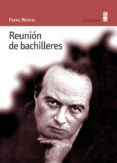 reunion de bachilleres-franz werfel-9788495587268 reunion de bachilleres-franz werfel-9788495587268