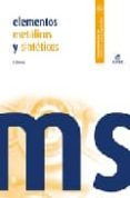 elementos metalicos y sinteticos la 2006-9788497714068 elementos metalicos y sinteticos la 2006-9788497714068