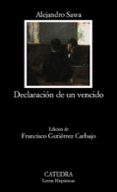 declaracion de un vencido-alejandro sawa-9788437625478 declaracion de un vencido-alejandro sawa-9788437625478