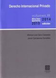 derecho internacional privado, vol. ii (15ª ed.)-alfonso-luis calvo caravaca-9788490451878 derecho internacional privado, vol. ii (15ª ed.)-alfonso-luis calvo caravaca-9788490451878