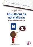 dificultades de aprendizaje-amagoia zabala-9788492629978 dificultades de aprendizaje-amagoia zabala-9788492629978