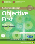 objective first for spanish speakers student s book without answers with cd-rom with 100 writing tips 4th edition-9788483236888 objective first for spanish speakers student s book without answers with cd-rom with 100 writing tips 4th edition-9788483236888