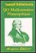 noventa medicamentos homeopaticos-samuel hahnemann-9788485639588 noventa medicamentos homeopaticos-samuel hahnemann-9788485639588