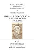 hacia la democracia: la nueva poesia (1968-2000)-araceli iravedra-9788498956788 hacia la democracia: la nueva poesia (1968-2000)-araceli iravedra-9788498956788