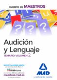 cuerpo de maestros audición y lenguaje. temario volumen 2-9788414206898 cuerpo de maestros audición y lenguaje. temario volumen 2-9788414206898