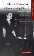 libros (1940-1950) (volumen ii)-maria zambrano-9788416495498 libros (1940-1950) (volumen ii)-maria zambrano-9788416495498
