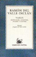 varia literaria-ramon maria del valle inclan-9788423973798 varia literaria-ramon maria del valle inclan-9788423973798