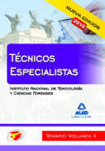 tecnicos especialistas del instituto nacional de toxicologia y ci encias forenses. temario. volumen ii-9788467650198 tecnicos especialistas del instituto nacional de toxicologia y ci encias forenses. temario. volumen ii-9788467650198