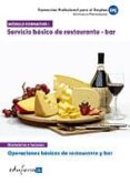modulo formativo i: servicio basico de restaurante - bar-9788467691498 modulo formativo i: servicio basico de restaurante - bar-9788467691498