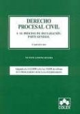 derecho procesal civil i: el proceso de declaración. parte genera l. adaptado a la lo 1/2009 y a la ley 13/2009-vicente gimeno sendra-9788483422298 derecho procesal civil i: el proceso de declaración. parte genera l. adaptado a la lo 1/2009 y a la ley 13/2009-vicente gimeno sendra-9788483422298