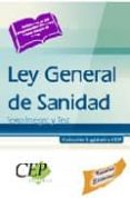 ley general de sanidad. texto integro y test. coleccion legislati va cep-9788483687598 ley general de sanidad. texto integro y test. coleccion legislati va cep-9788483687598