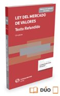 ley del mercado de valores-ricardo alonso garcia-9788490993798 ley del mercado de valores-ricardo alonso garcia-9788490993798