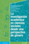 investigacion academica en ciencias sociales desde una perspectiva de genero-9788499216898 investigacion academica en ciencias sociales desde una perspectiva de genero-9788499216898
