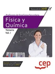 Oposiciones Educacion Profesores Secundaria Fisica Y Quimica Temario Volumen I De Vv Casa Del Libro