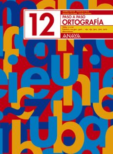 Portada de ORTOGRAFIA 12. PASO A PASO