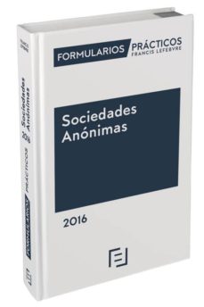 Portada de FORMULARIOS PRACTICOS SOCIEDADES ANONIMAS 2016