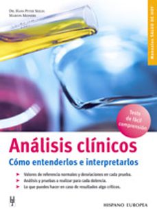 Descargas de libros electrónicos populares gratis ANALISIS CLINICOS: COMO ENTENDERLOS E INTERPRETARLOS de HANS P. SEELIG  en español