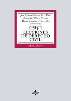Descargas de libros de epub LECCIONES DE DERECHO CIVIL 9788430983018 de JOSE MANUEL RUIZ-RICO RUIZ, ANTONIO GALVEZ CRIADO, MARIA DOLORES ARIAS DIAZ