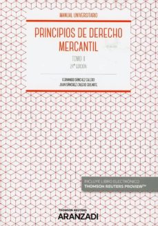 Portada de PRINCIPIOS DE DERECHO MERCANTIL, TOMO II
