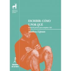Portada de ESCRIBIR: COMO Y PORQUE
